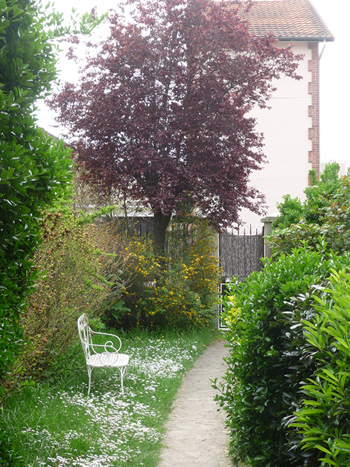 Jardin en banlieue parisienne